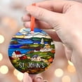 thumbnail image 4 of St. John's Newfoundland Ceramic Christmas Ornament, Ceramic/Acrylic - St. John's Newfoundland Ceramic Travel Souvenir, Tree Hanging Ornament, Trip Keepsake 2025, 2025 Edition, 4 of 5