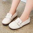 thumbnail image 6 of EnJoCho Fashion Spring Summer Children's Casual Shoes Girls' Leather Shoes Flat Sole Soft Comfortable Dress Shoes Toddler Cute Princess Casual Shoes Ballet Dance Shoes School Home Wear, 6 of 8