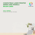thumbnail image 2 of TCT Cartouche de Toner Compatible Premium pour Ricoh Aficio C3001 841421 Jaune Fonctionne avec Ricoh Aficio MP C3001 MP C3501 MPC3001 MPC3501 Imprimantes (15000 Pages), 2 of 5