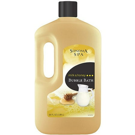 Sonoma Spa Milk & Honey Foaming Bubble Bath, 64 Fl Oz