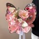 thumbnail image 4 of 20 piezas de papel de regalo para ramos de mariposas, papel de regalo de flores rosas, envolturas florales con forma de ala, suministros de floristería, 4 of 9