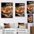 thumbnail image 4 of Designart "Pleasures Of Delicious Tomato Pizza I" Pizza Canvas Wall Art, 4 of 7