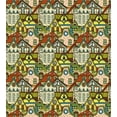 thumbnail image 3 of Retro Duvet Cover Set, Hand Drawn Old City in Colorful Tones European Buildings Featured Town Place Picture, Decorative 2 Piece Bedding Set with 1 Pillow Shams, Twin Size, Multicolor, by Ambesonne, 3 of 3