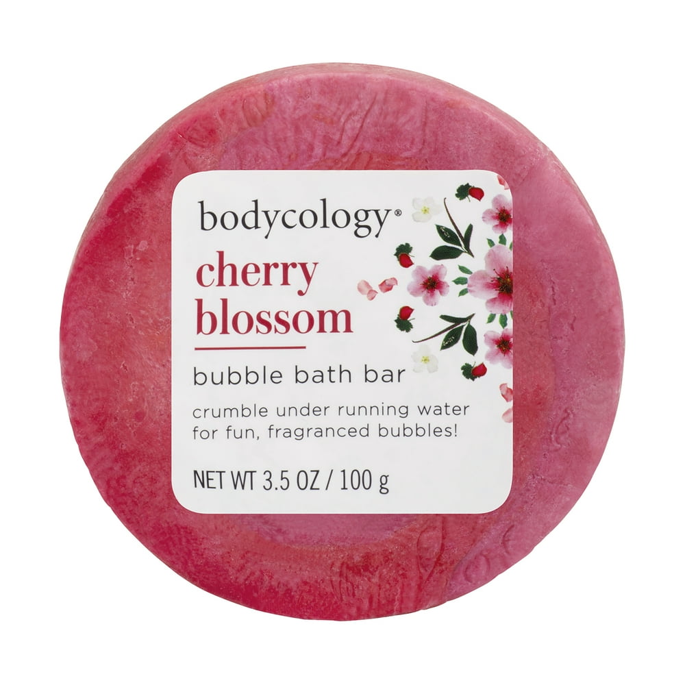 Bodycology Bubble Bath Bar, Cherry Blossom, 3.5 oz