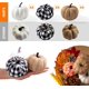 thumbnail image 5 of 12pcs calabazas artificiales mixtas calabazas de cosecha falsa para la decoración de Navidad de Acción de Gracias de boda de otoño, 5 of 5