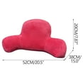 thumbnail image 3 of RXIRUCGD Plush Big Backrest Reading Lumbart Chair Cushion With Arms, 3 of 5