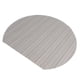 thumbnail image 1 of Mantel individual semicircular Baoblaze Posavasos de alfombrilla para cuenco Raya gris Tabla de semicírculo Mantel individual, 1 of 8