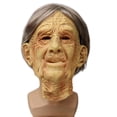 thumbnail image 1 of Máscara de cosplay para Halloween, cabeza de anciano, de látex, abuelo, 1 of 1