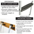 thumbnail image 6 of Stromberg Carlson Interior Bunk Ladder, KD, RV Bunk Ladder, Bunk Bed Ladder with Injection Molded Treads, Hooks and Mounting Hardware Included, can be used as Dorm Loft Ladder - Silver 66", 6 of 6