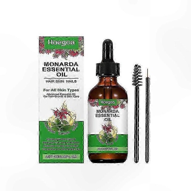 Moisturizing Oil for Hair, Skin, and Nails - Natural Anti-Aging and Growth Support Solution with Monarda Essence