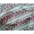 thumbnail image 4 of oneOone Silk Tabby Fabric Leaves & Floral Block Print Sewing Fabric BTY 42 Inch Wide, 4 of 4