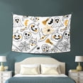 thumbnail image 4 of XMXT Wall Tapestry, Halloween Elements Hand Painting Wall Decor Tapestry for Bedroom, 60 x 40 inches, 4 of 9