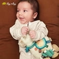 thumbnail image 2 of Juguete Itzy Ritzy Link & Love Beige con Cintas y Mordedor para Bebé, 2 of 7