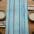 thumbnail image 5 of Table Runners 90 Inches Long Dress Scarves, Cute Pig Farmhouse Coffee/Dining/Kitchen Table Runner for Living Room, Yellow Sunflowers Blue Wooden Vintage Art 13x90 Inch, 5 of 9