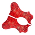 thumbnail image 4 of 2 piezas de protección contra púas de guitarra acústica, piezas de antiarañazos izquierda/derecha rojo Yuyangstore Placa decorativa antiarañazos, 4 of 8