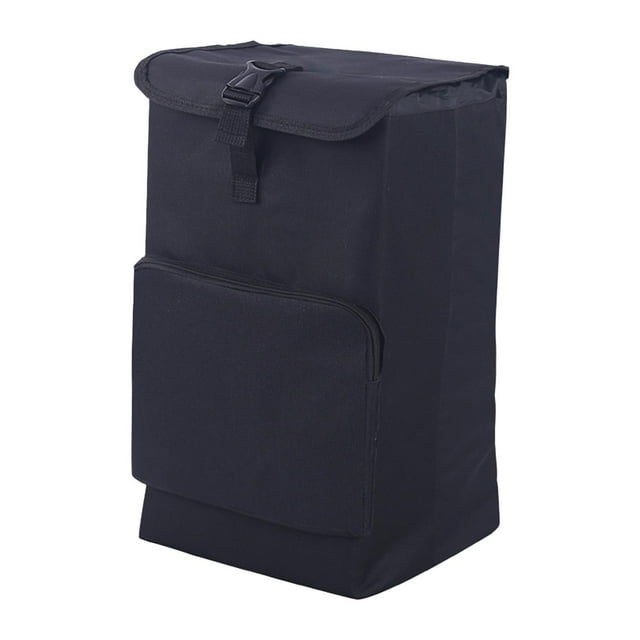 Bolsa de compras plegable Bolsa de repuesto para carrito de compras Carro utilitario Negro