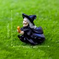 thumbnail image 3 of 10pcs Halloween Miniature Figurines Set - Flying Witch, & Reaper - Resin DIY Decor Accessories for Festive Display, 3 of 5