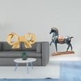 thumbnail image 2 of Tirador De Latón Con Forma De Lazo Para Cajones De Cocina Y Armarios, Con Figura De Caballo, Ideal Como Adorno De Escritorio O Decoración Feng Shui. Estatua De Caballo De Pie Para Baño, Sala, 2 of 8