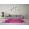 thumbnail image 3 of Ahgly Company Indoor Rectangle Medallion Pink Traditional Area Rugs, 5' x 7', 3 of 4