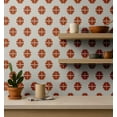 thumbnail image 4 of S4Sassy Sunburst Tribal Wallpaper - Brown Wall Covering, 25" x 60" Self-Adhesive Textured Vinyl Walls Paper, Wallwrap, Easy DIY Wall Covering For Boho aesthetic wall decor, Living Room, Living Spaces, 4 of 9