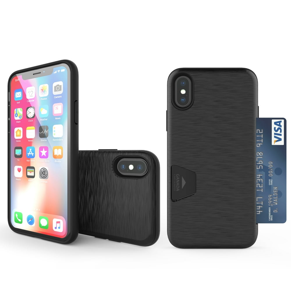 iPhone 10 Case, Molan Cano [Crazy Bumper] Dual Layer PU Case Wallet ...