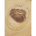 thumbnail image 2 of ELYA Jewelry Women's Adjustable Paperclip Gold Necklace and Bracelet Set, 2 of 3