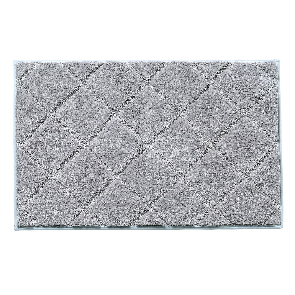 Non-Slip Microfiber Bath Mat Super Absorbent Rug Soft Carpet 3 Colors 24 x 16/"