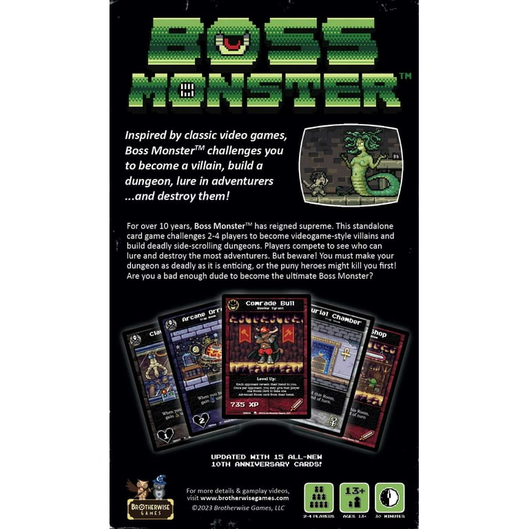 Brotherwise Games Boss Monster Board Game - 10th Anniversary