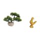 thumbnail image 5 of Colección De Bonsáis Artificiales, Plantas Artificiales, Centros De Mesa, Figura De Gallina, Decoración Feng Shui, Escultura De Gallo Para El Hogar, Hotel O Inauguración De Casa., 5 of 8