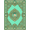 Green Cream Gold, Pattern 13, variant on ODIKA 8'x10' Washable Area Rug Durable, Non-Slip Men Bold Cartoon Motif Bathroom Designer Anime Graphic Funky Refined Structured for Living Room, Under Sectional, Family