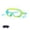 Green, variant on Wide Field Waterproof Swimming Goggles with Soft Silicone Frame, Adjustable Straps, High-Definition Lenses, Fog Resistance, and Wide-Angle Vision