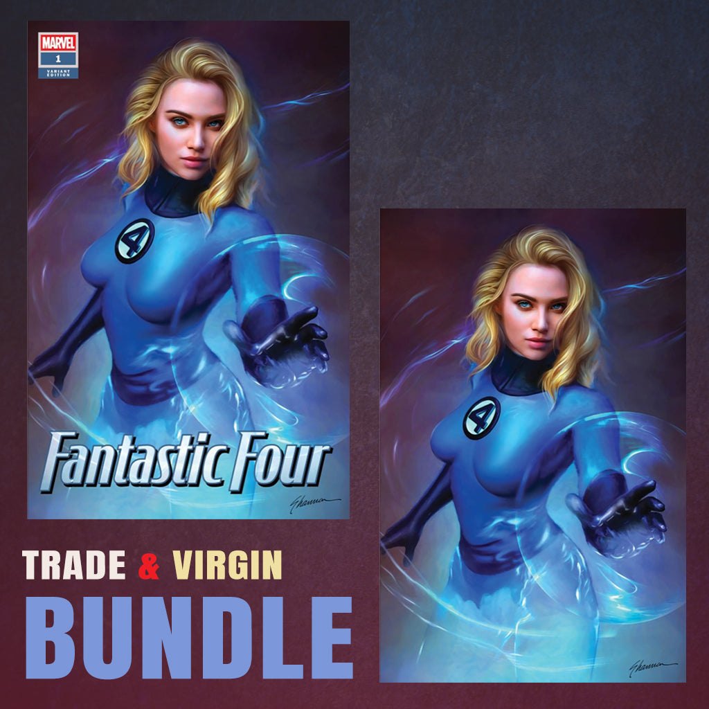 Fantastic Four 1 Shannon Maer BUNDLE Variant A Trade + Variant B Virgin ...