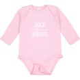 thumbnail image 3 of Inktastic Hold Your Horses in White Boys or Girls Long Sleeve Baby Bodysuit, 3 of 5