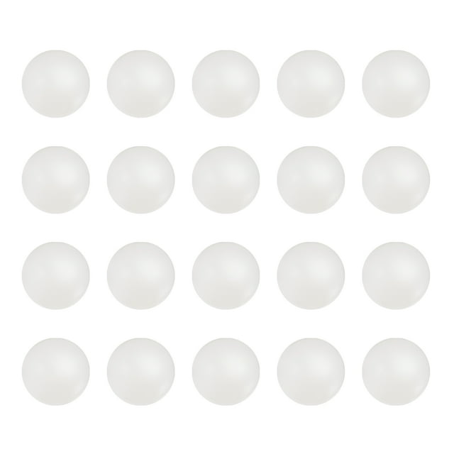 Unique Bargains Boules de Roulement en Plastique Solide Nylon 1/4 Pieds G1 Precision Lot de 50