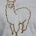 thumbnail image 3 of CafePress - Cute Alpaca Fitted T Shirt - Fitted T-Shirt, Vintage Fit Soft Cotton Tee, 3 of 4