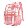 thumbnail image 2 of Clear Backpack - 17 inch Heavy Duty Clear Backpacks for School, Large Transparent Bookbag for Students, 2 of 8