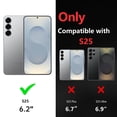 thumbnail image 2 of Diverbox Heavy Duty Case for Samsung Galaxy S25, Shockproof Protective Phone Cover with Camera Control Button and Screen Protector - Black, 2 of 8