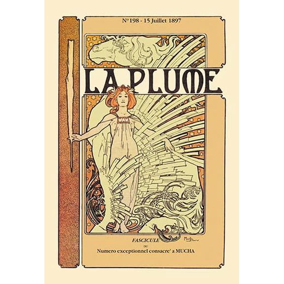 La Plume Museum quality giclee print canvas wrap(20" x 30")