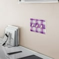 thumbnail image 5 of Yayeee Toggle Light Switch Wall Plate 2-Gang 4.56"x4.48" Decorative Outlet Cover, Purple and White Pattern, 5 of 7