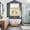 Yellow, variant on Bee Truck Kitchen Curtains Window Panels, Yellow Honey Daisy Floral Plaid Wooden Grain Insulated Window Treatment Curtain, Grommet Curtains for Bedroom/Living Room/Bathroom, 2 Piece 42"Wx84"L