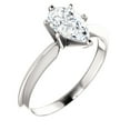 thumbnail image 2 of Pompeii 1 Ct Pear Shape Diamond Engagement Ring Lab Grown 14k White Gold ((E),SI(1)), 2 of 6