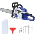 thumbnail image 4 of Nuoxin Gas Chainsaw 20'' 2-Stroke 58CC Cordless Chainsaw for Farm, Garden and Ranch for Cutting Wood, 4 of 8