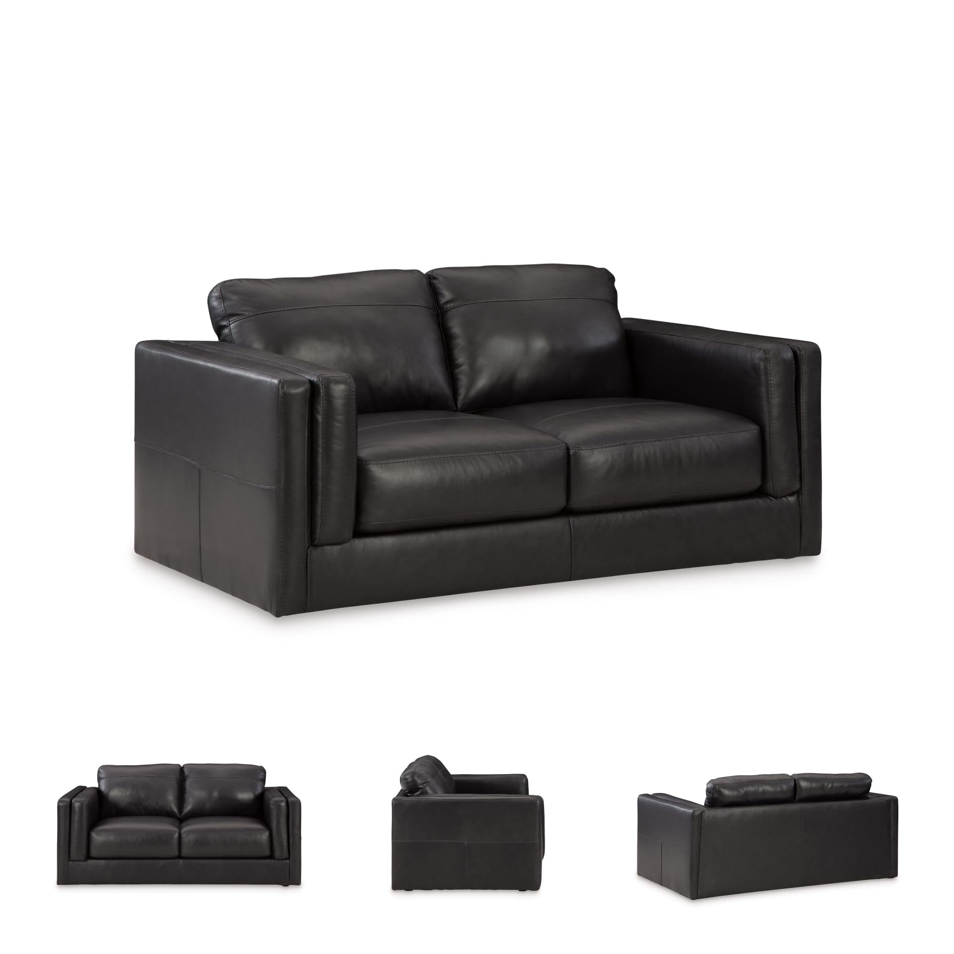 Signature Design by Ashley Amiata Onyx Loveseat