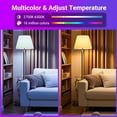 thumbnail image 3 of LXYWXS-Smart Light Bulbs, Bluetooth WiFi Led Bulb Compatible with Alexa &Google Assistant, RGB Color Changing Alexa Bulb, 9W(60W Equivalent), A19 E26 800LM, 2.4Ghz WiFi only,2 Pack, 3 of 4