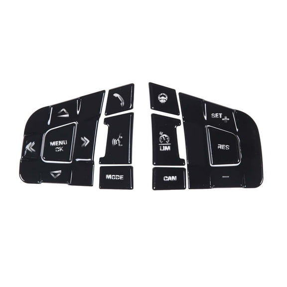 Steering wheel button stickers for Land Rover Discovery Sport (High-end version), steering wheel decorative parts, button stickers, buttons accessories