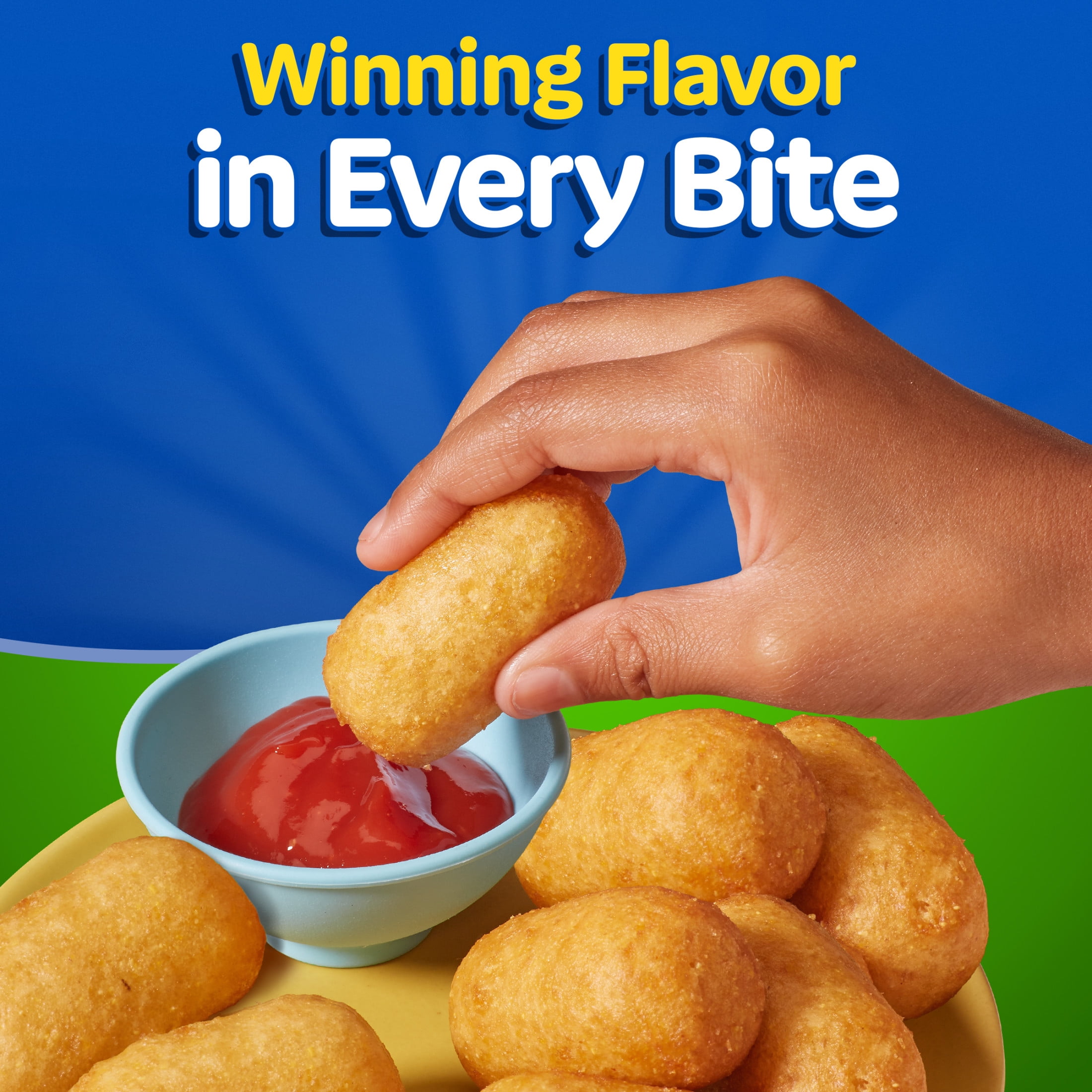 State Fair Jalapeno & Cheddar Mini Corn Dogs, 23.76 oz, 35 Count (Frozen)