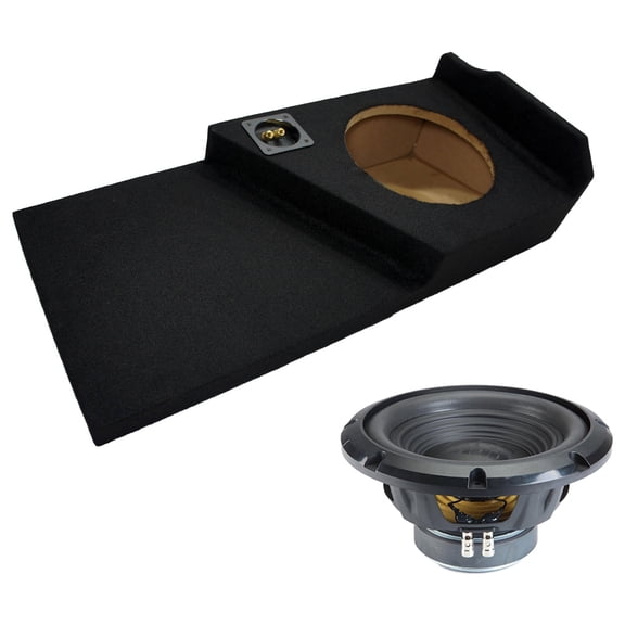 Alpine fits 14-18 Chevy Silverado Double Cab Sealed Single 10" W10S4 Loaded Subwoofer Sub Box Enclosure 250W RMS 4 Ohm