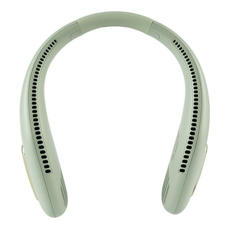

TALENT Fan Type-C Portable Hanging Neck Fan Mini Electric Air Conditioner For Outdoor No Blades Will Not Hit Face(Green）
