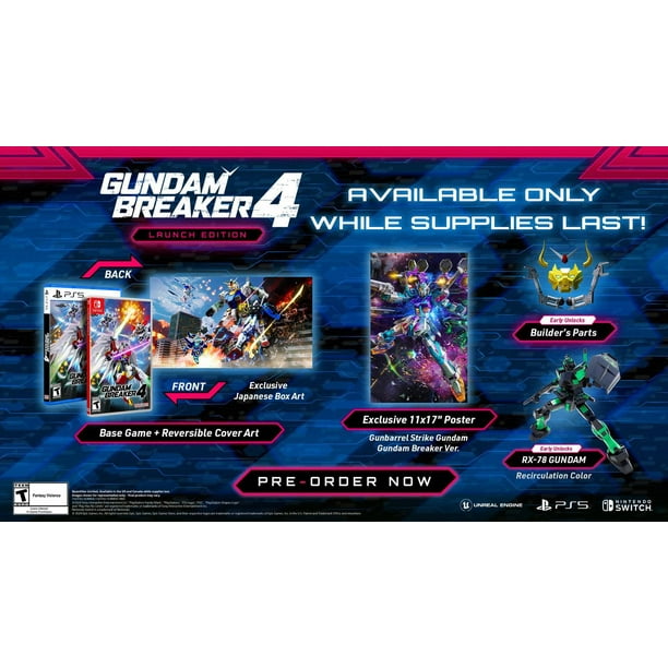 GUNDAM BREAKER 4 LAUNCH EDITION (Nintendo Switch) - Walmart.ca