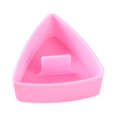 thumbnail image 3 of Molde triangular para hacer bolas de arroz, caja bento portátil multifuncional para almacenar alimentos en el hogar, molde triangular para hacer sushi rosa, 3 of 7